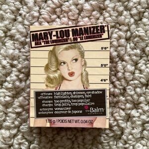 The Balm Cosmetics Mary Lou Manizer Highlighter Shimmer Eyeshadow 0.04 oz NIB